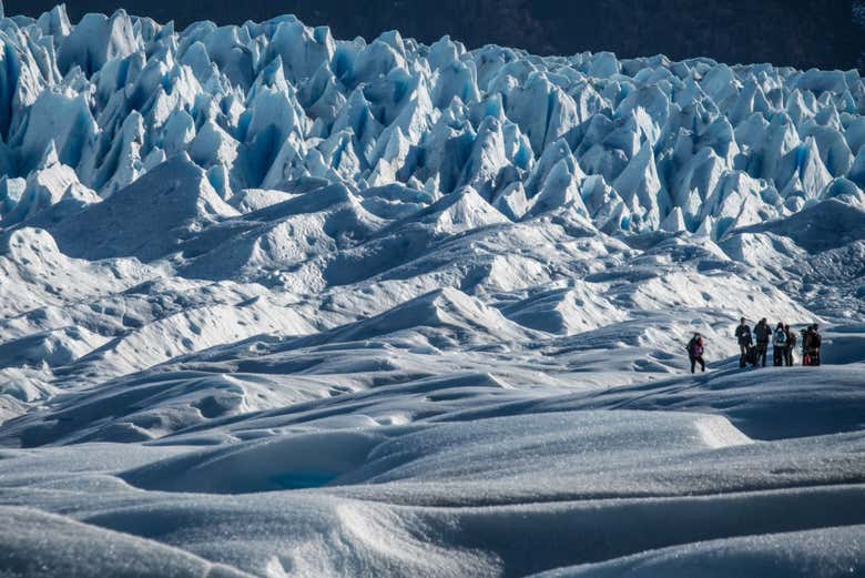 Montanhas de gelo do Perito Moreno