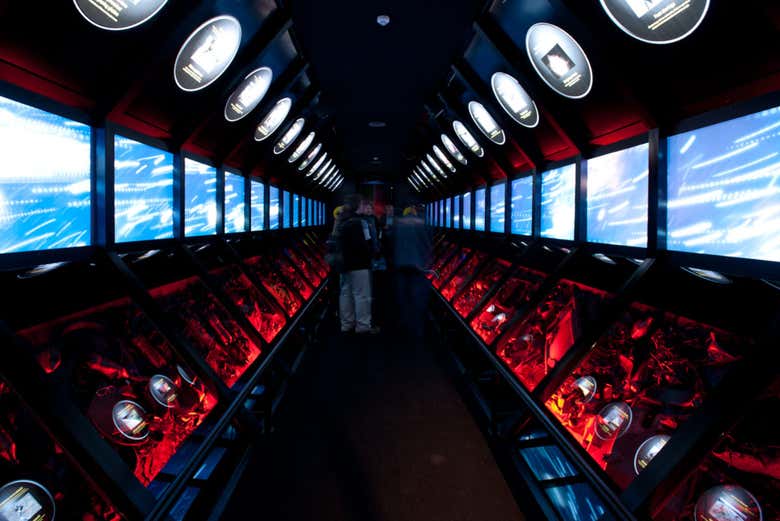 Interior do Glaciarium de El Calafate