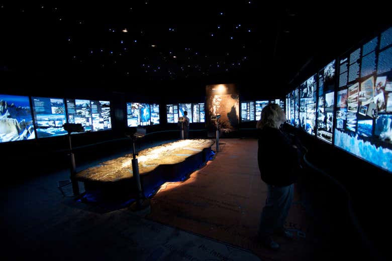Interior del museo glaciarium