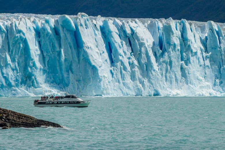 La majestuosidad de la cara norte del glaciar