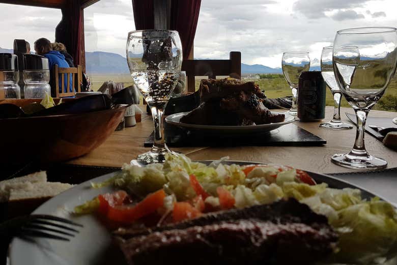 Restaurante da fazenda do Cerro Frías