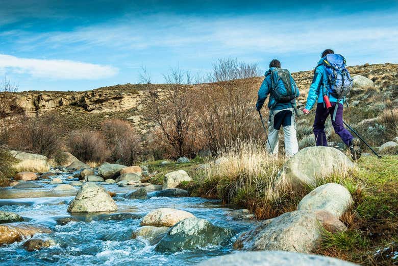 Rota pelo arroio Calafate 