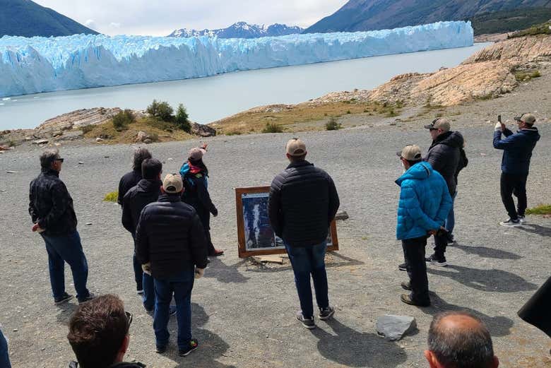 Contemplando os icebergs do Perito Moreno