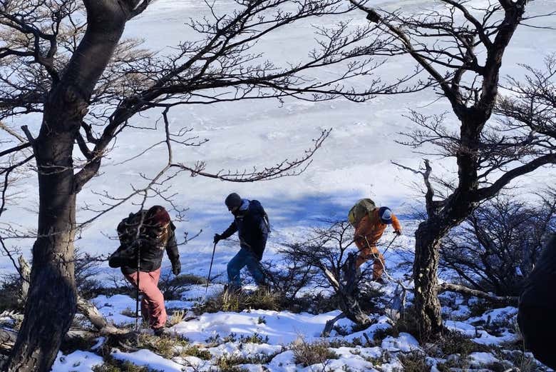 Sorteando los caminos nevados