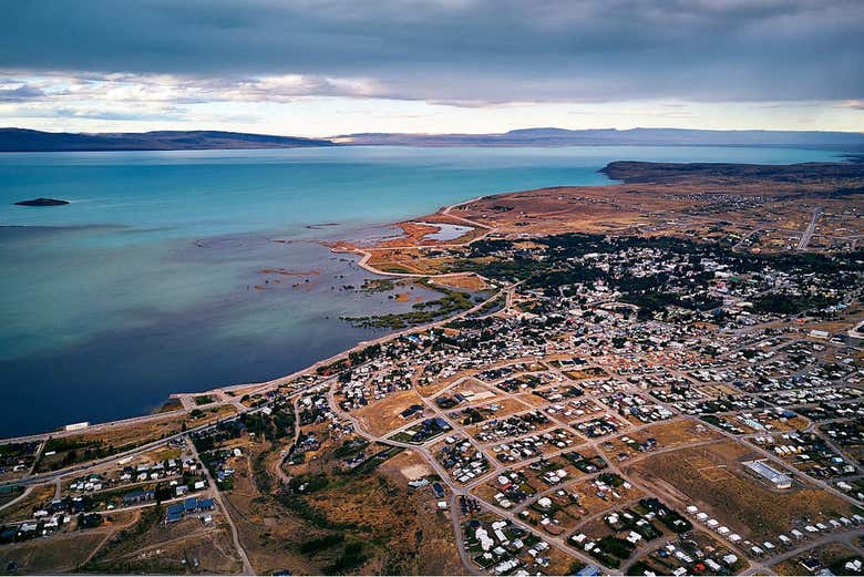 Vista aérea de El Calafate