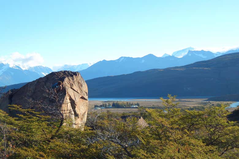 Vistas desde uno de los senderos
