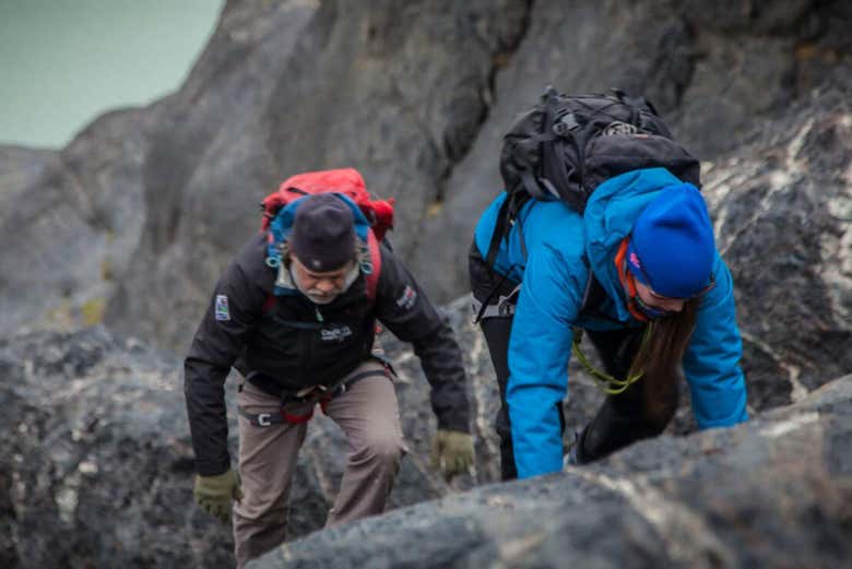Alpinisme au glacier Cagliero