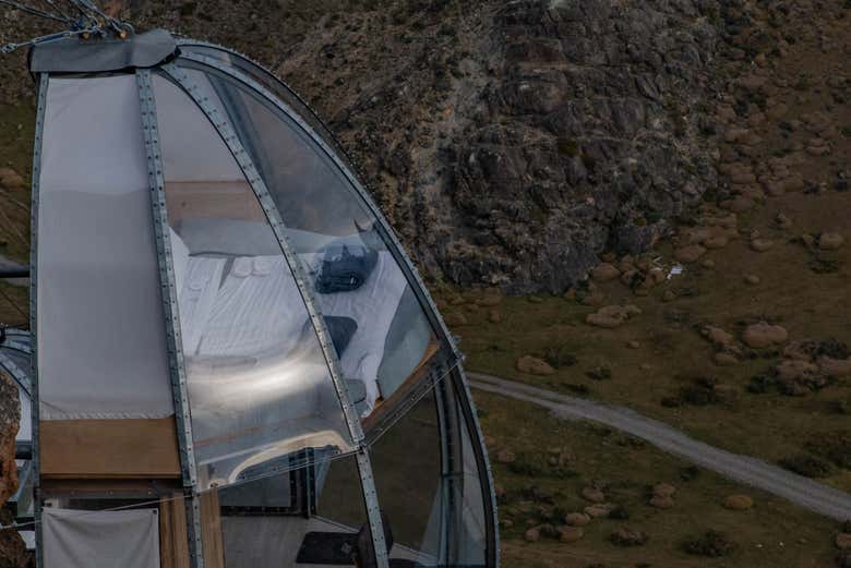 OVO Patagonia, cápsulas suspendidas en la montaña