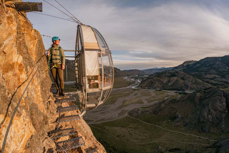 Las vistas mientras realizamos la vía ferrata
