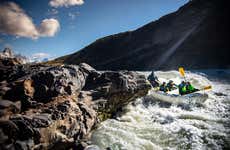 Rafting en el río de las Vueltas