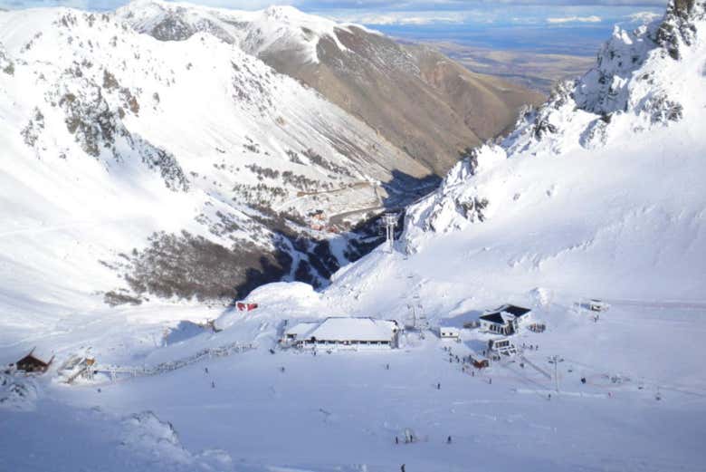 Admire the majestic snow-capped peaks