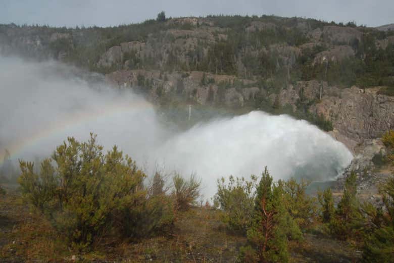 Panorámica del Complejo Hidroeléctrico de Futaleufú