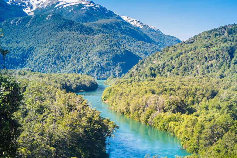 Parajes montañosos de los Alerces