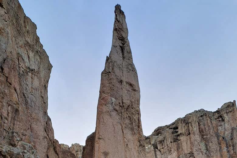 As altas torres naturais de La Buitrera