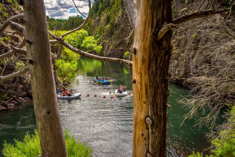 Explore the river canyon