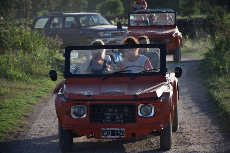 A bordo del Citroën Méhari