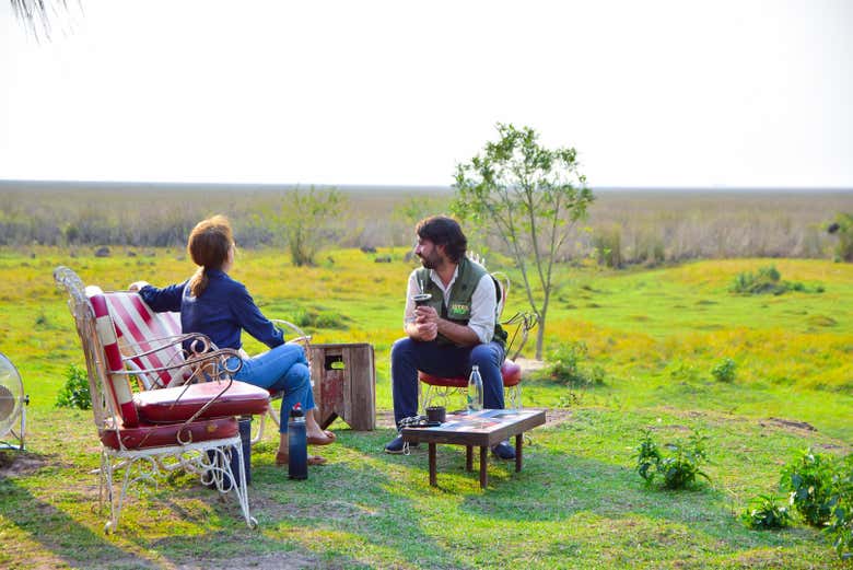 Descansando en Galarza