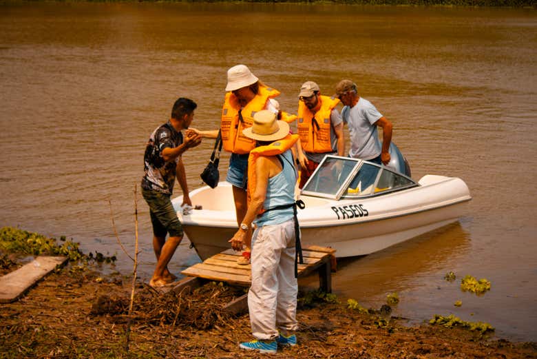 Enjoy sailing down the river