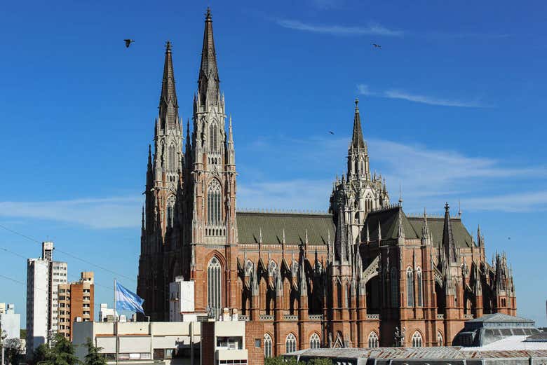 Arquitectura exterior de la catedral de La Plata