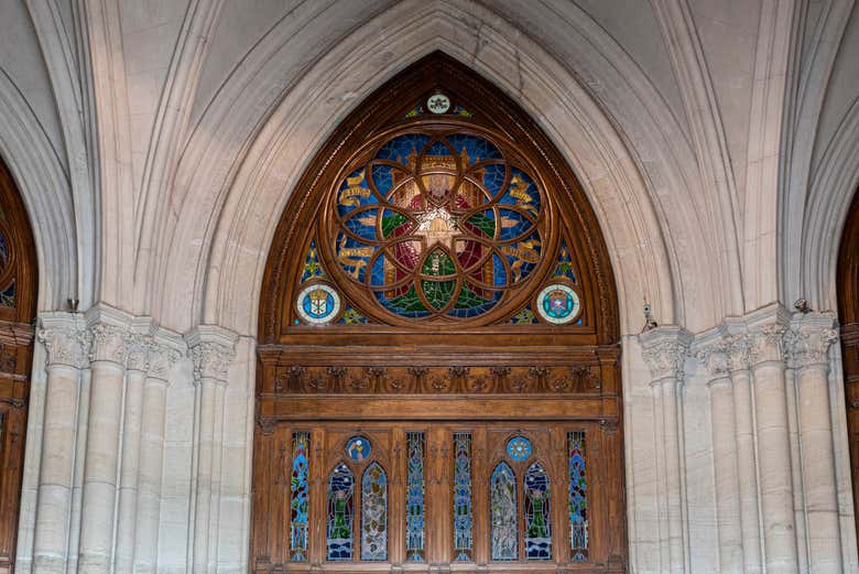 Vidriera de la catedral de La Plata