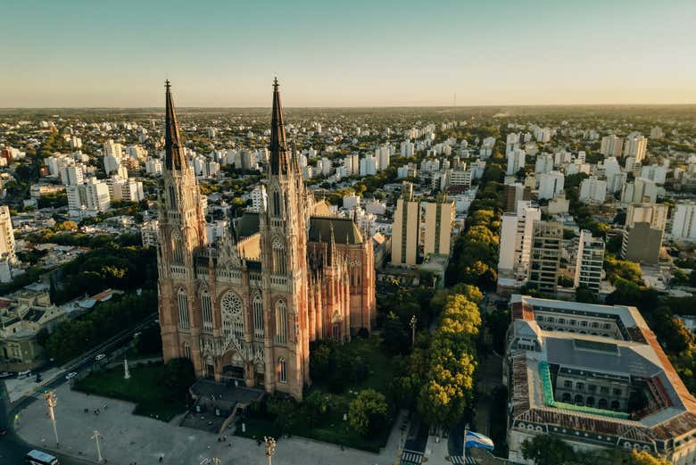 Admire the cathedral from above