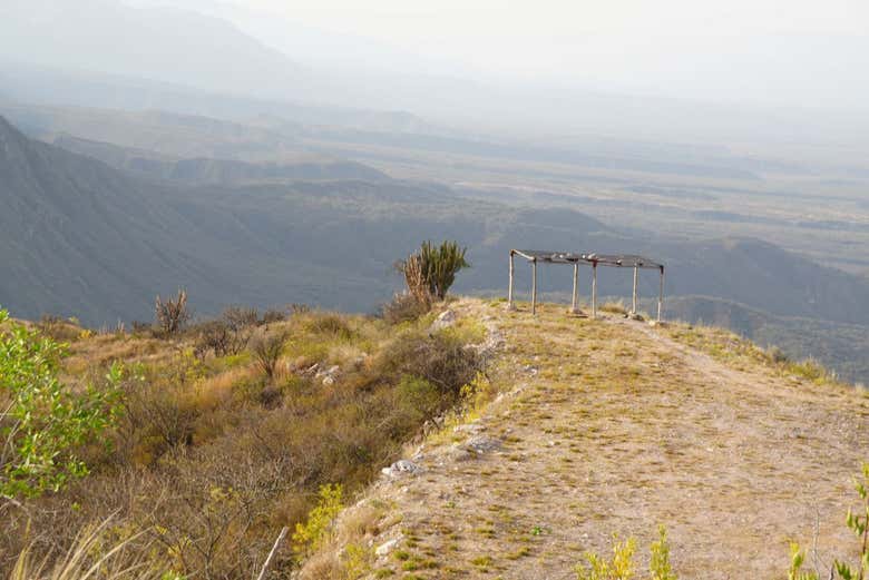 En la cima del Cerro de la Cruz
