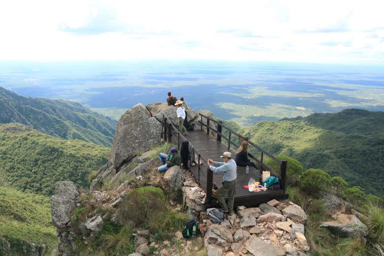 Enjoy landscapes from the viewpoint