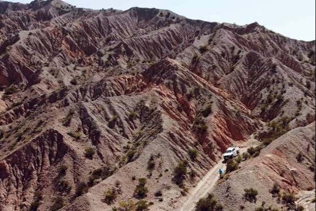 Paisagens da Quebrada del Yeso