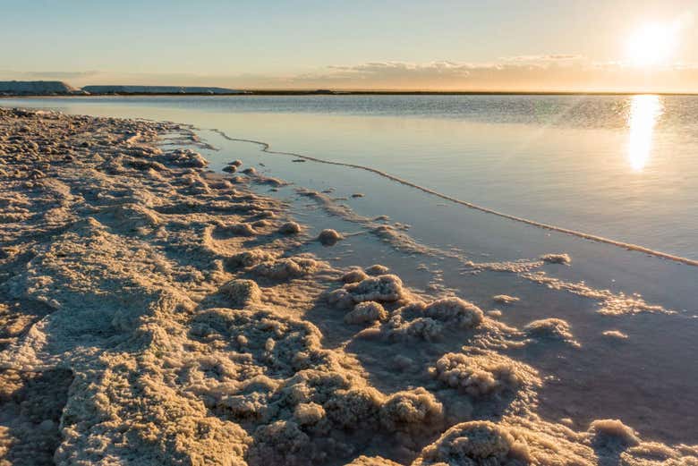 Atardecer en las Salinas del Gualicho