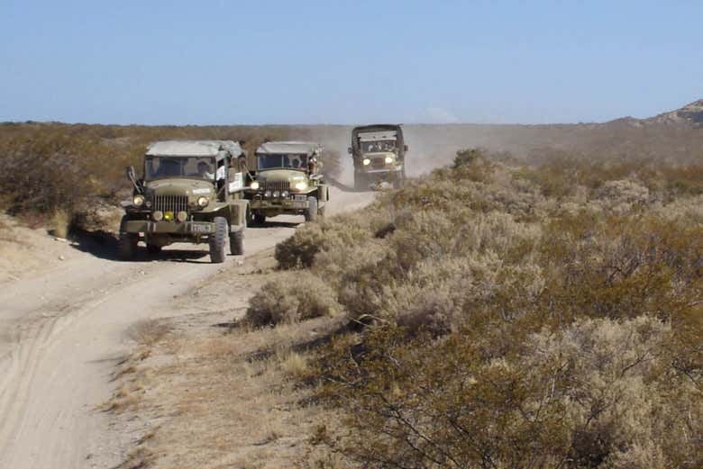 Taking the ATV trip to Fuerte Argentino