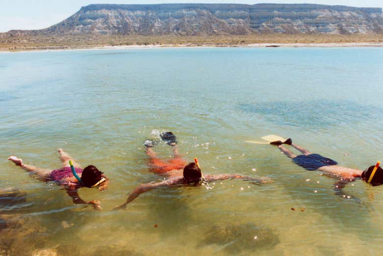 Snorkelling in Loma Blanca lagoon