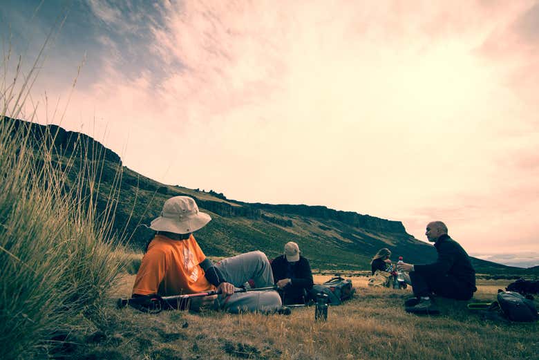 Disfrutando de la naturaleza patagónica