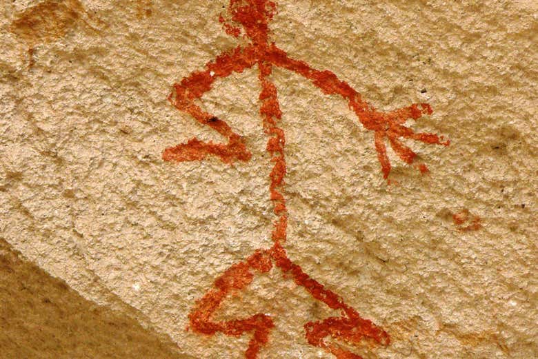 Painting in the Cueva de las Manos