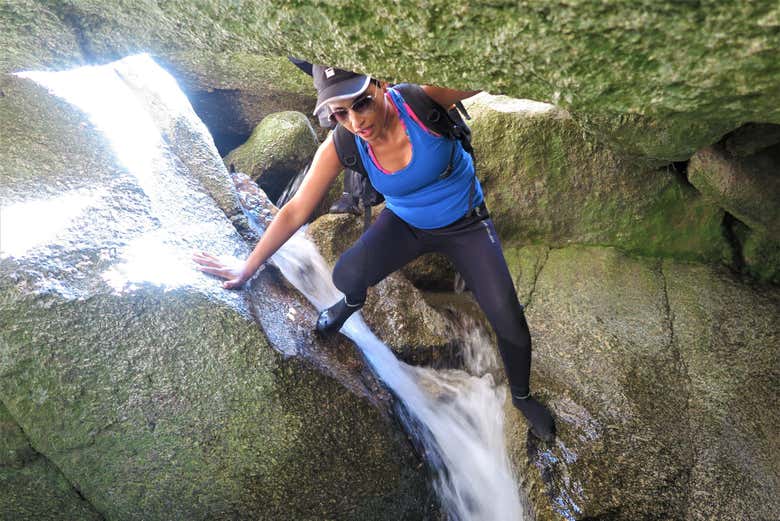 Praticaremos canyoning avançado