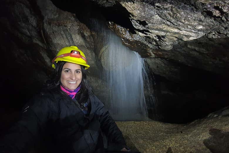 Près de la cascade souterraine d'El Toro