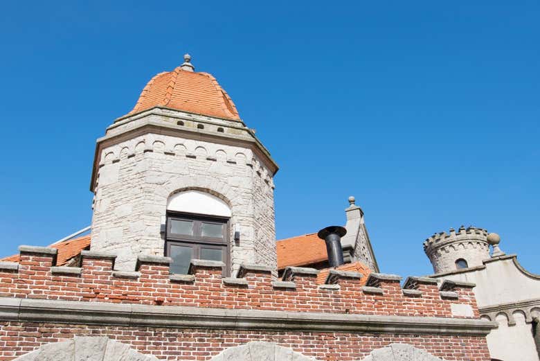 Detalles arquitectónicos del Torreón del Monje