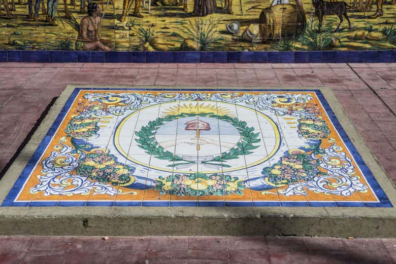 Detalles de la Plaza España