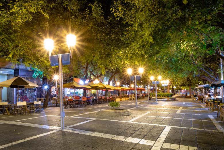 A atmosfera da rua Sarmiento