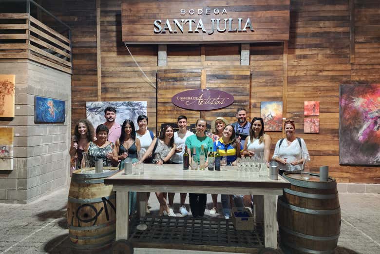 Degustação de vinhos na Bodega Santa Julia