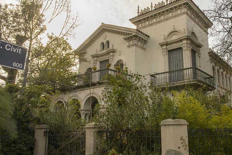 Admire the mansions in the area