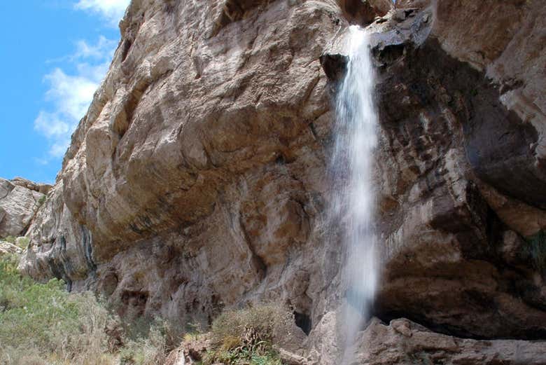 Cascada El Salto, en la provincia argentina de Mendoza