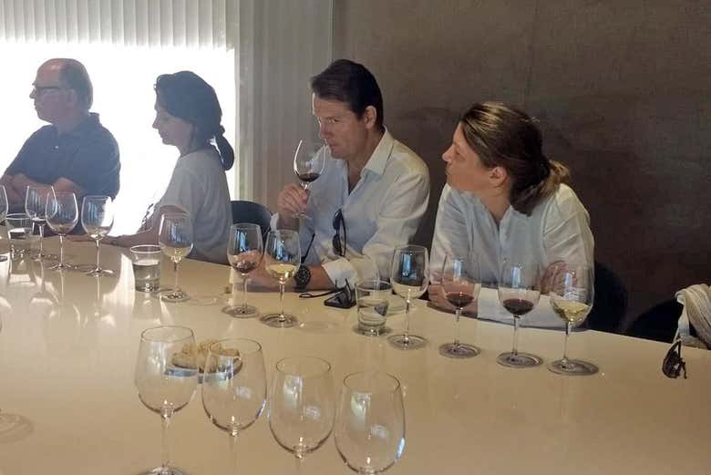 Durante la degustazione