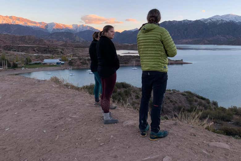 Enjoying the andean landscapes