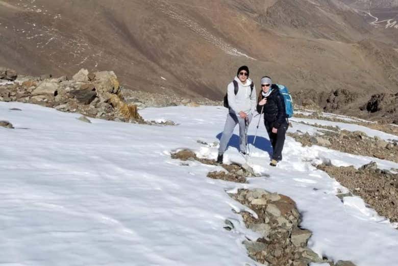 Ruta de trekking por el Cordón del Plata