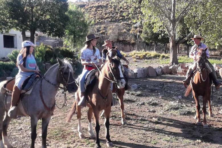 Pronti a partire in sella ai destrieri