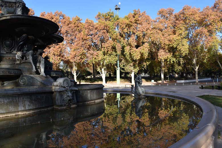 Fuente en el Parque General San Martín