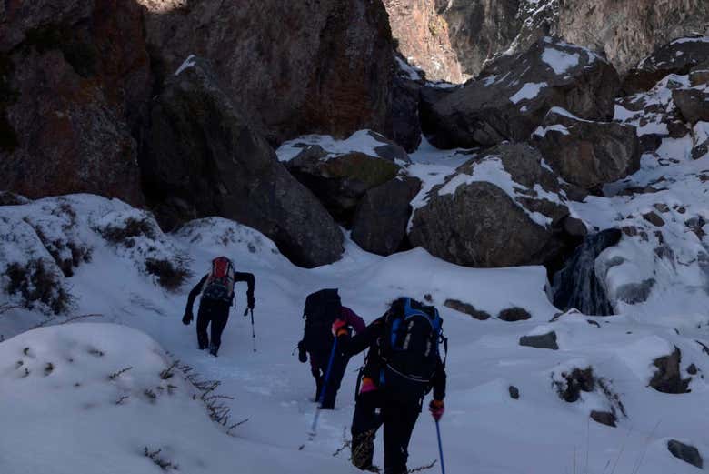 The mountain landscapes of El Salto
