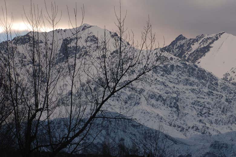 The landscapes of Potrerillos