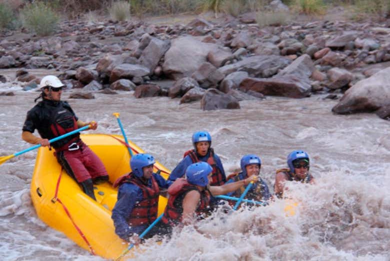 Journée d'aventure et rafting sur le Mendoza