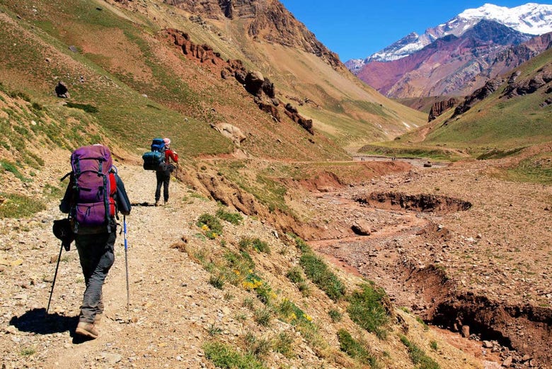 Itinerario di trekking all'Aconcagua